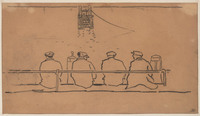 TdM B 063
<br/>
Rustende werklieden aan kade
<br/>
<em>Nijland, Dirk Hidde (1881-1955)</em>